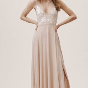 BHLDN Sadia dress in Oyster